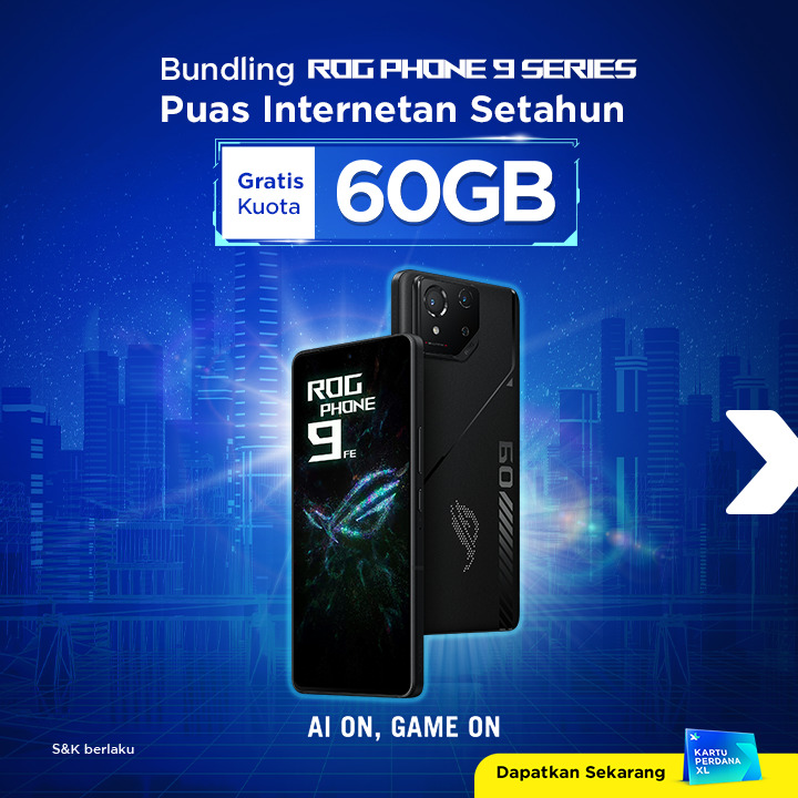 Beli Paket Bundling uSIM XL ASUS ROG 9 - XL Prabayar
